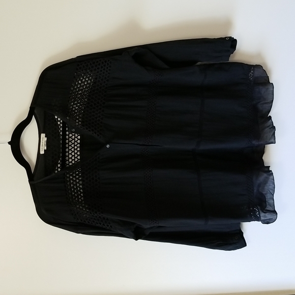 Isabel Marant Etoile Black Blouse CHAY- Size 6 - Picture 1 of 13